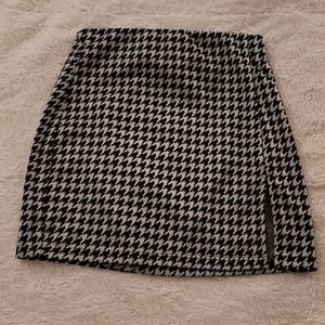 Black and white skirt